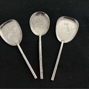 Antique Sterling Silver 950 Spoons.